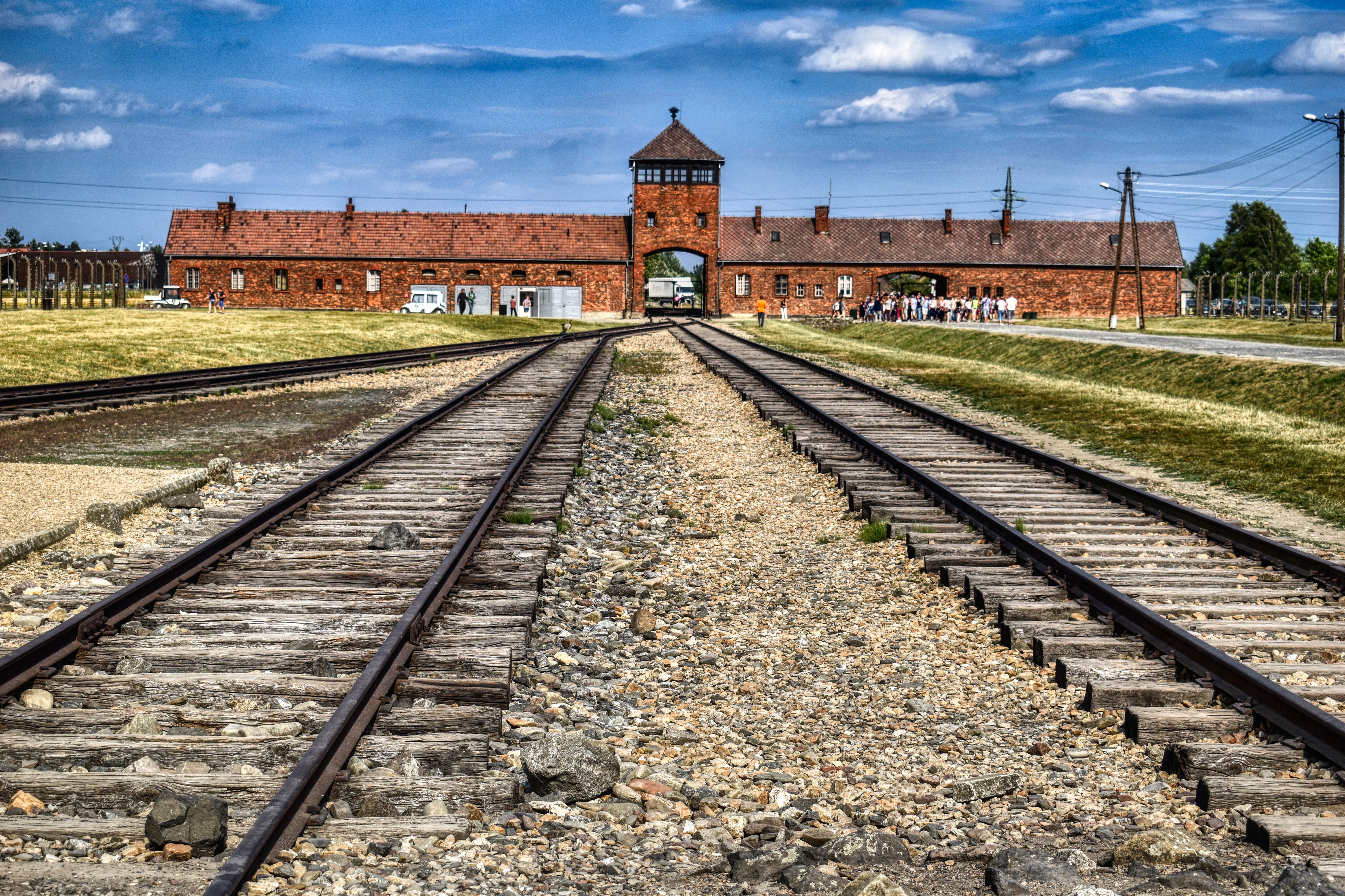 railway in Auschwitz